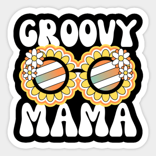 Groovy Mama Retro Sunglasses Sticker